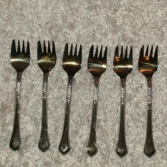 Silver 6 spoons & forks set - Picture 8 of 10